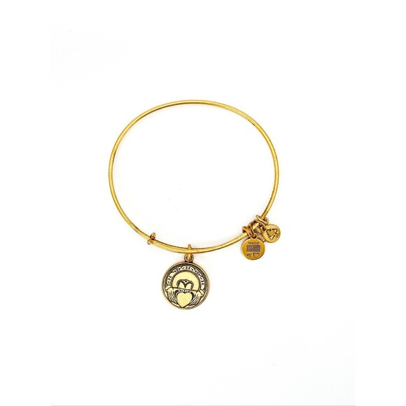 Alex and Ani Claddagh Bronze Expandable Charm - Picture 1 of 1